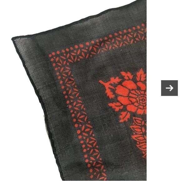 YSL wool & silk vintage scarf/neckerchief - Picture 2 of 8